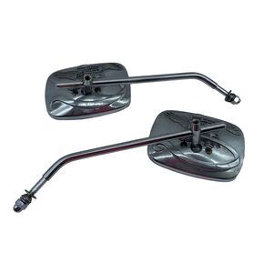Eagle Iron Harley-Davidson L & R Mirrors LIVE TO RIDE